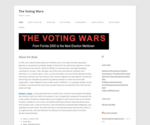 Thevotingwars.com(The Voting Wars) Screenshot