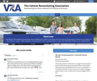 Thevra.co.uk(The Vehicle Remarketing Association) Screenshot