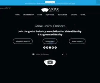 Thevrara.com(The VR/AR Association) Screenshot