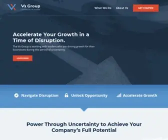 ThevXgroup.com(Growing your business starts starts with a plan and a team that can get it done. The Vx Group) Screenshot