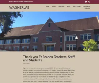 Thewagnerlab.com(If you can read) Screenshot