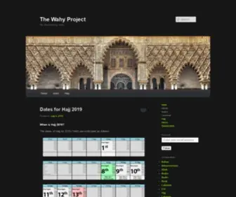 Thewahyproject.com(The Wahy Project) Screenshot