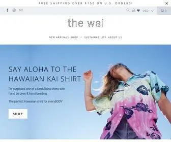 Thewaiclothing.com(The Wai) Screenshot