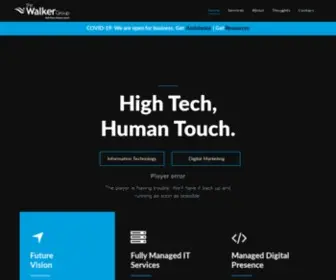 Thewalkergroup.com(Information Technology Services & Digital Marketing) Screenshot