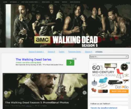 Thewalkingdeadepisode.com(The Walking Dead Season 5) Screenshot