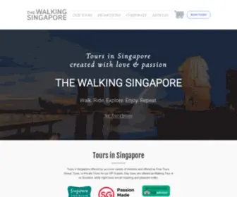 Thewalkingsingapore.com(Singapore Tours) Screenshot