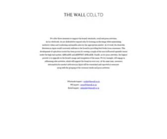 Thewall.co.jp(THE WALL CO) Screenshot