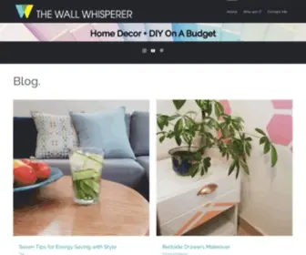 Thewallwhisperer.com(The Wall Whisperer) Screenshot