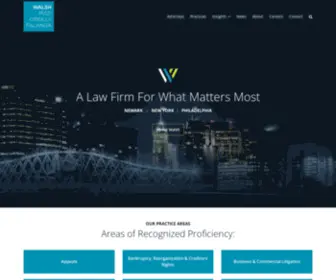 Thewalshfirm.com(Walsh) Screenshot