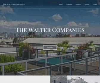 Thewaltercos.com(The Walter Companies) Screenshot