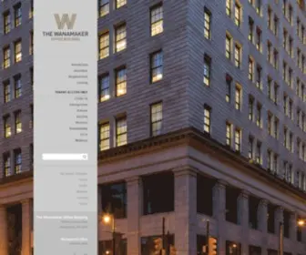 Thewanamakerbuilding.com(Tenant®) Screenshot