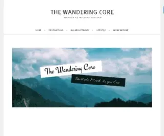 Thewanderingcore.com(The Wandering Core) Screenshot