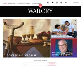 Thewarcry.org(The War Cry) Screenshot