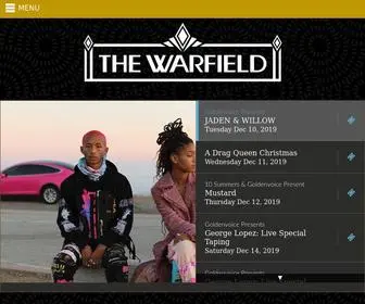 Thewarfieldtheatre.com(The Warfield) Screenshot