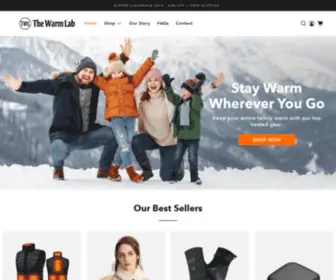 Thewarmlab.com(Give The Gift Of Warmth) Screenshot