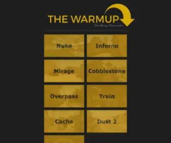 Thewarmup.net(Warm Up Right) Screenshot