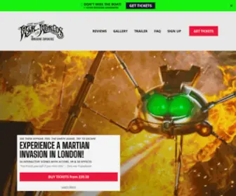 ThewaroftheWorldsimmersive.com(The War of The Worlds) Screenshot