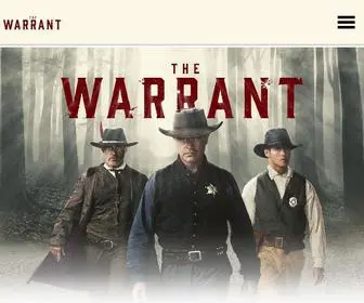 Thewarrantmovie.com(The Warrant Movie) Screenshot