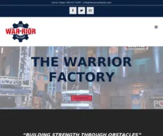 Thewarriorfactoryroc.com(The Warrior Factory) Screenshot