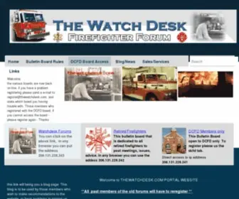 Thewatchdesk.com(Fire Department Forums) Screenshot