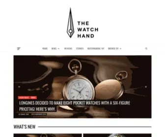 Thewatchhand.com(The Watch Hand) Screenshot