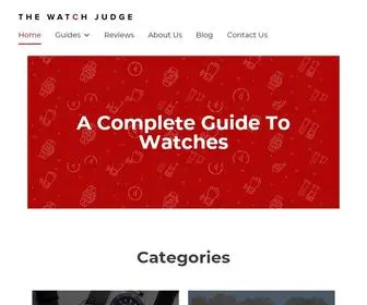 ThewatchJudge.com(The Watch Judge // Watches Reviewed) Screenshot