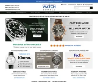 Thewatchsource.co.uk(The Watch Source) Screenshot