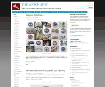 Thewatchspotblog.com(The Watch Spot) Screenshot