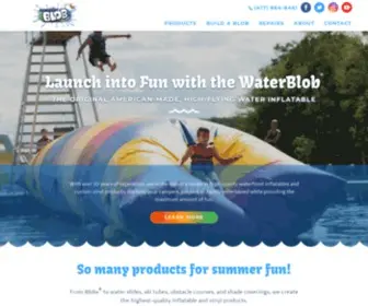 Thewaterblob.com(The Original Water Blob®) Screenshot