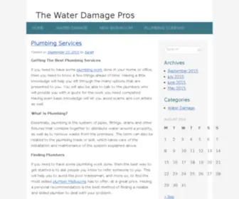 Thewaterdamagepros.co(Water Damage Restoration) Screenshot