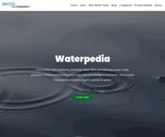 Thewaterfiltermarket.com(Waterpedia) Screenshot