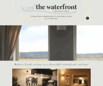 Thewaterfrontrestaurant.ie(The Waterfront Restaurant) Screenshot