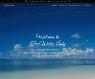 Thewaterlady.com(The Water Lady) Screenshot