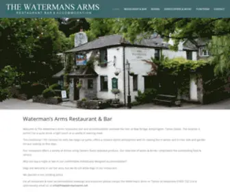 Thewatermansarms.net(Watermans Arms Restaurant & Bar Devon) Screenshot