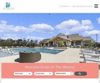 Thewatersatsouthpark.com(Apartments for Rent in Lake Charles) Screenshot