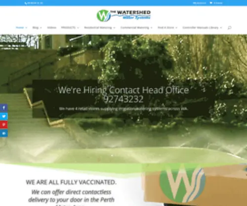 Thewatershed.biz(Shop Online) Screenshot