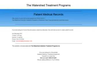 Thewatershed.com(Inpatient Drug Rehab for Addiction Treatment) Screenshot