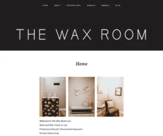 Thewaxroomroc.com(Sleek and Slick) Screenshot