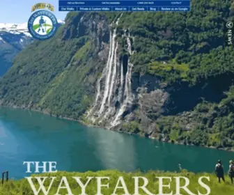 Thewayfarers.com(Walking Vacations and Tours around the world) Screenshot