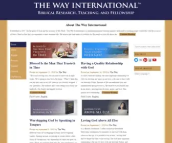Thewayinternational.com(The Way International) Screenshot