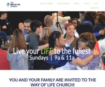 Thewayoflifechurch.com(The Way of Life Church) Screenshot