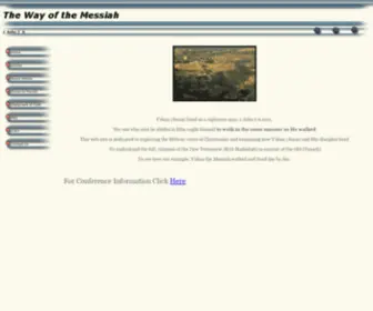 Thewayofthemessiah.org(The Way of the Messiah Hebraic roots) Screenshot