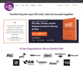 Thewaywomenwork.com(Advancing Women in the Workplace) Screenshot