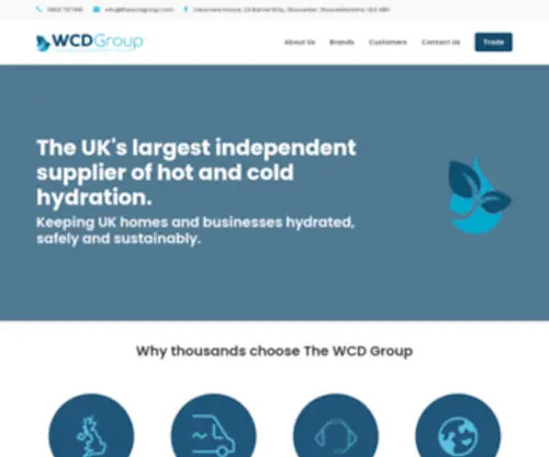 ThewCDgroup.com(Buy Water Coolers) Screenshot