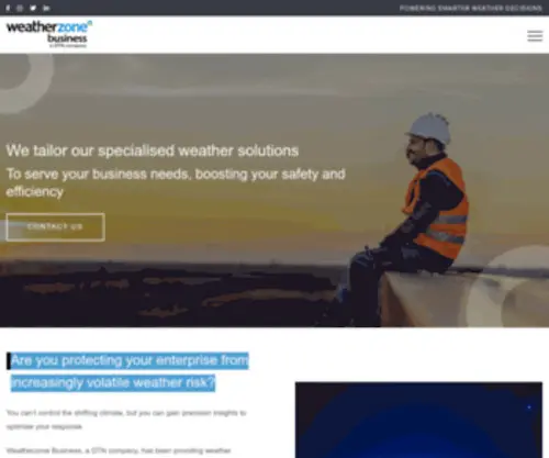 Theweather.com.au(Weatherzone Business) Screenshot