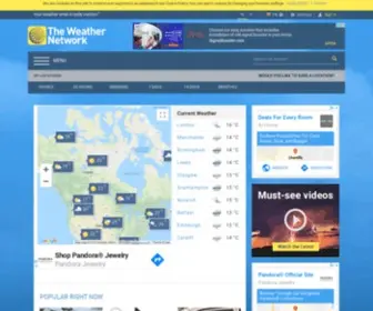 Theweathernetwork.co.uk(The Weather Network) Screenshot