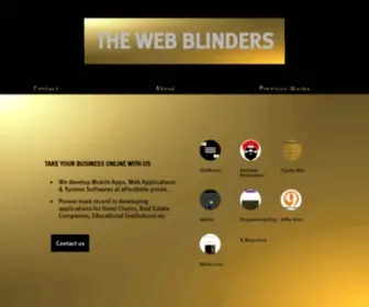 Thewebblinders.in(A software company) Screenshot