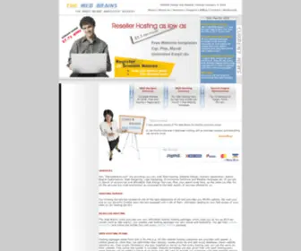 Thewebbrains.com(The Web Brains) Screenshot