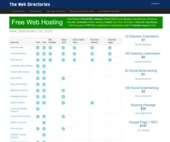 Thewebdirectories.com(Web Directories List 2020) Screenshot