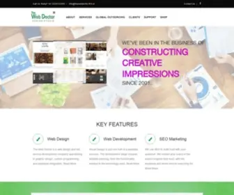 Thewebdoctor.firm.in(The Web Doctor) Screenshot